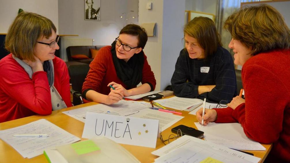 Umeås Idélabbet-team workshoppar. Umeås Idélabbet-team workshoppar